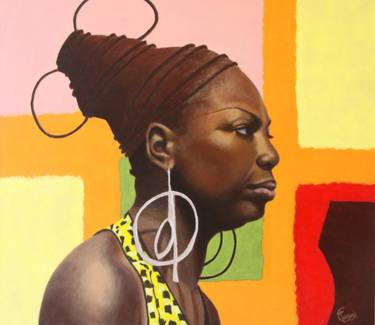 Original Portraiture Celebrity Painting by Francesco Loggi