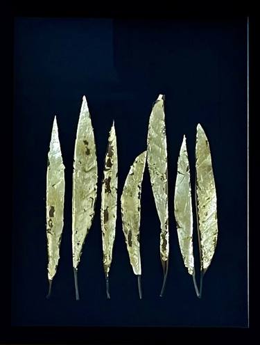 Original Contemporary Botanic Mixed Media by Nuki Sigora