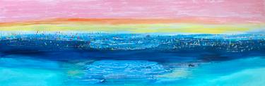 Original Impressionism Seascape Painting by Diana Scherpenisse