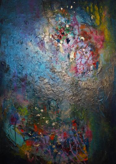 Original Abstract Love Paintings by Diana Scherpenisse