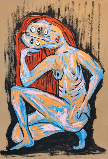 Original Cubism Portrait Paintings by Lucho Castro