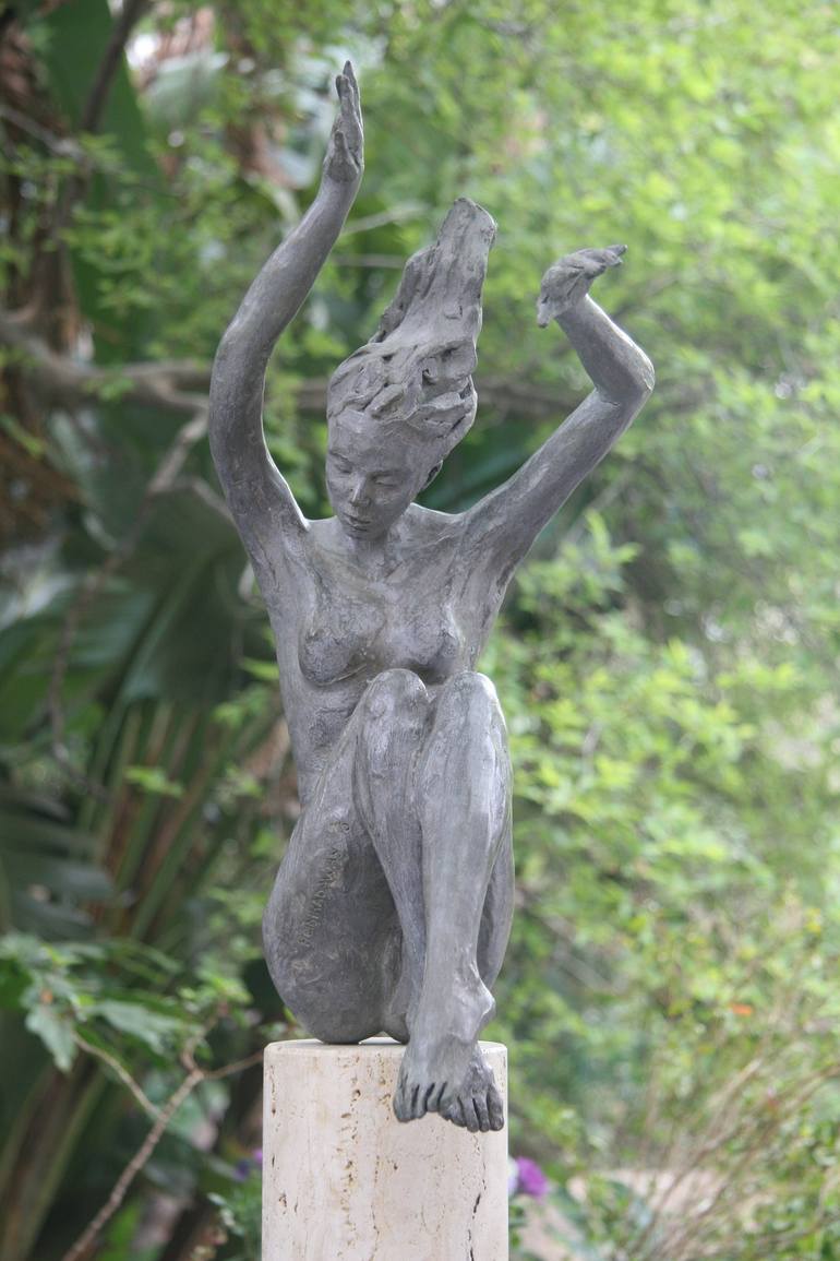 Original Abstract Expressionism Nude Sculpture by Heidi Hadaway