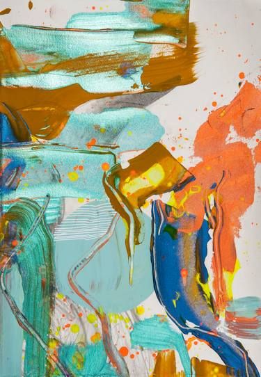 Print of Conceptual Abstract Paintings by Daniela Arboleda Rosati