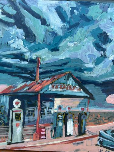 Original Expressionism Architecture Paintings by Isabel Araneda