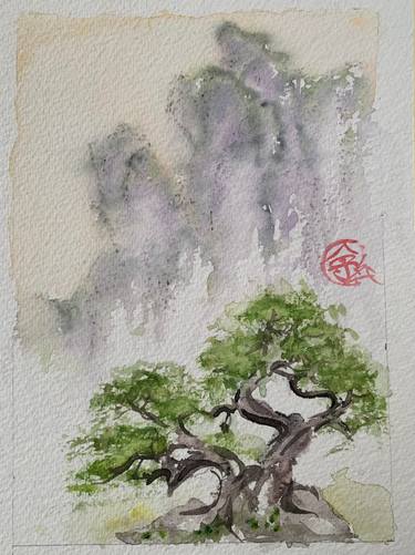 Original Expressionism Landscape Painting by Suchin Ee