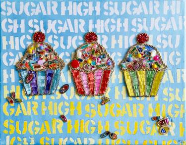 Original Conceptual Food Mixed Media by Sara Sandler