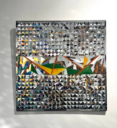 Original Art Deco Abstract Mixed Media by Star Mortezavi