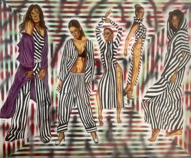 Original Expressionism Fashion Painting by Huseyin Ak