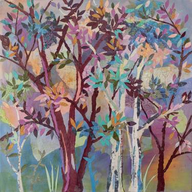 Original Expressionism Tree Paintings by Elizabeth Rydall