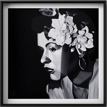 Original Portraiture People Printmaking by Variety Brown