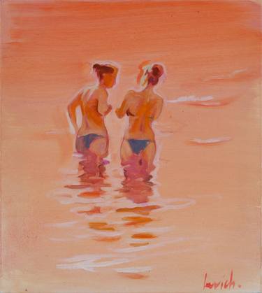 Original Impressionism Portrait Paintings by Alexander Levich