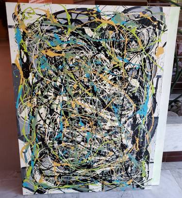 Original Abstract Painting by Kenneth Holmes