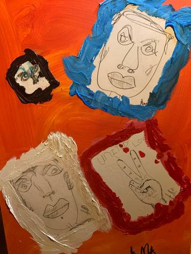 Original Abstract Painting by Ken Mask