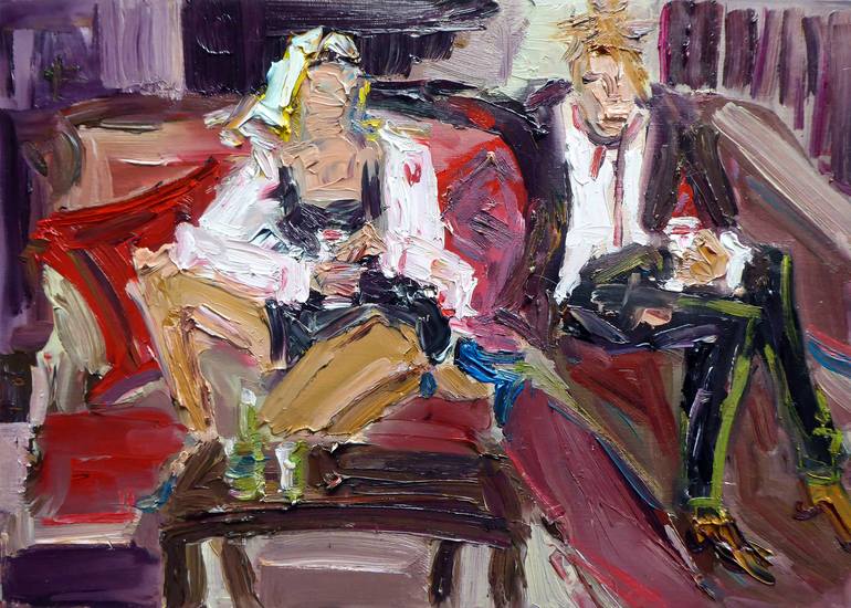 Print of Figurative Pop Culture/Celebrity Paintings by Fabienne Jenny Jacquet