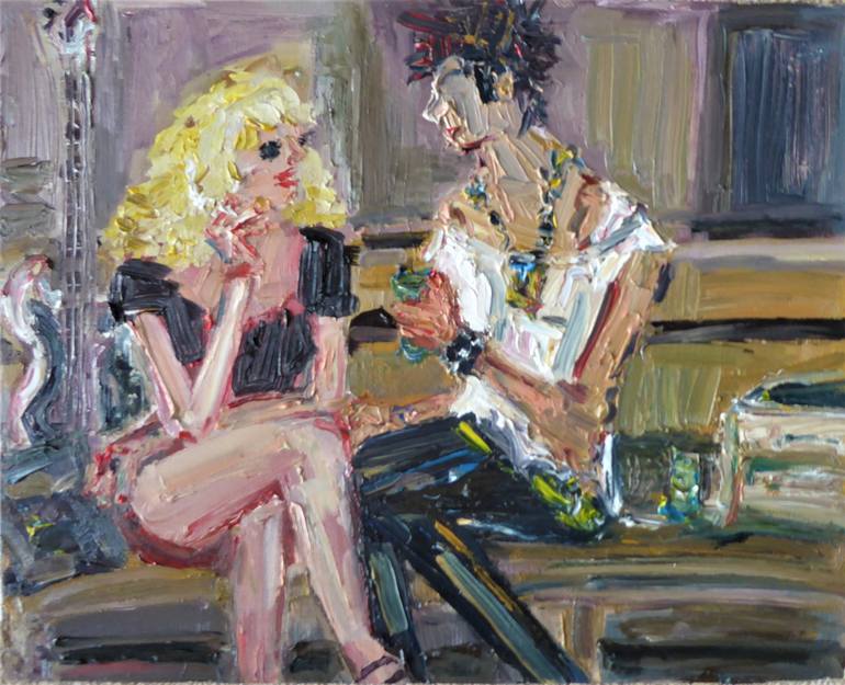 Print of Figurative Music Paintings by Fabienne Jenny Jacquet