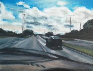 Original Figurative Automobile Paintings by Irene Torres Redecilla