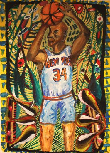 Original Abstract Sports Mixed Media by Ilya Chernitsky