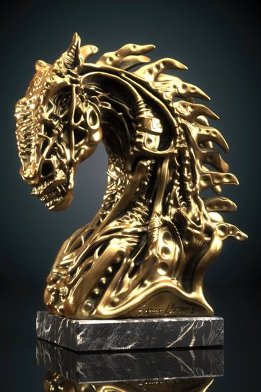 Original Realism Animal Sculpture by Krzysztof Plonka