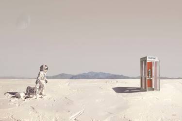 Original Abstract Outer Space Photography by Alejandro Aboli The Redline