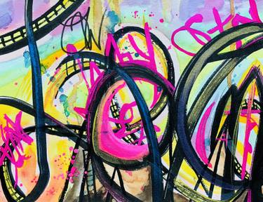 Original Abstract Expressionism Abstract Painting by Taylor White