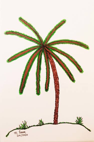 Original Surrealism Tree Drawings by Marilyn Lowe