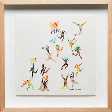 Original Figurative People Painting by Marisa Mu