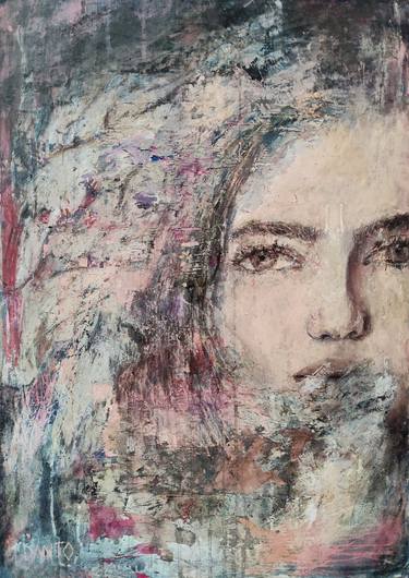 Original Figurative Women Mixed Media by Irene D'Anto
