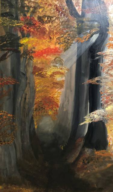 Print of Impressionism Tree Paintings by Eliza Matica