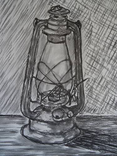 Original Expressionism Still Life Drawing by Andrea Cossu