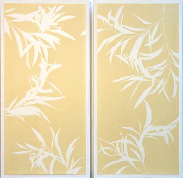 Original Minimalism Patterns Printmaking by Christine So