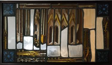 Original Abstract Expressionism Architecture Sculpture by Jan Schusswohl