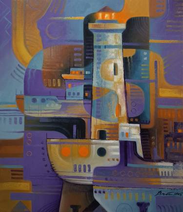 Original Abstract Painting by Serhii Voichenko