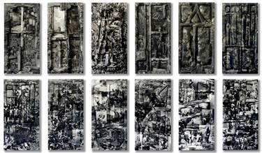 Original Abstract Architecture Collage by Peter Spaans