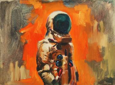 Original Expressionism Pop Culture/Celebrity Painting by Janna Prinsloo