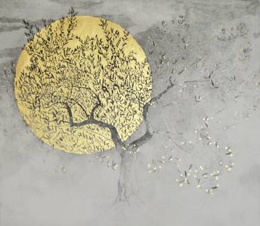 Original Contemporary Tree Printmaking by Angus Hampel