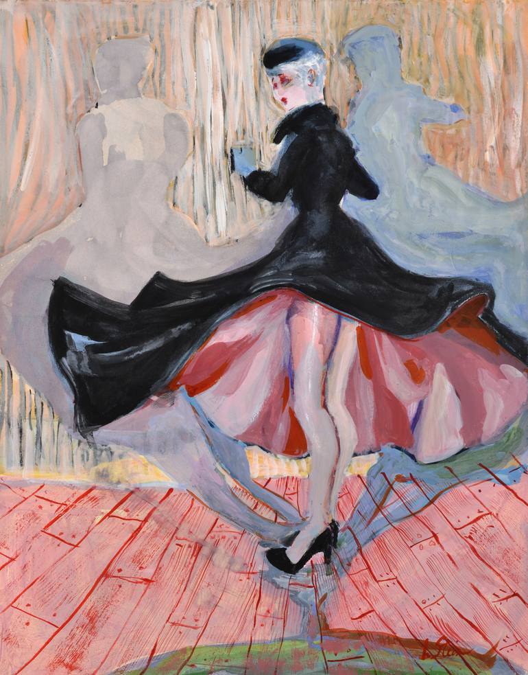Print of Figurative Fashion Paintings by Lynn Stein