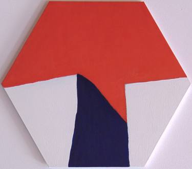 Original Abstract Expressionism Geometric Paintings by Goce Bogdanoski