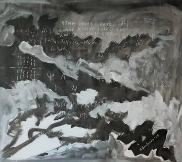 Original Abstract Expressionism Science Paintings by Anastasia Vasilyeva