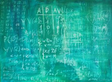Original Abstract Expressionism Science/Technology Paintings by Anastasia Vasilyeva