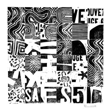 Original Modern Abstract Printmaking by Valerie Perreault