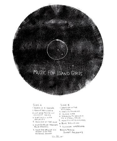 Original Modern Music Printmaking by Valerie Perreault