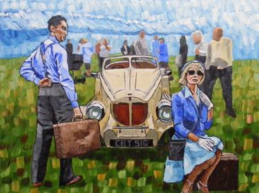 Original Conceptual Automobile Paintings by Anthony Padgett
