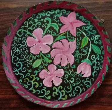 Original Art Deco Floral Painting by Avani Aeron
