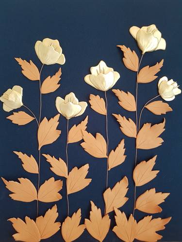 Original Figurative Botanic Sculpture by Cinzia Re