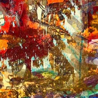 Original Painterly Abstraction Abstract Digital by Gintaras Kušlys