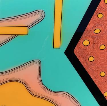 Original Art Deco Abstract Paintings by Salina Mendoza