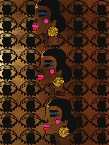 Original Art Deco People Digital by Ragni Agarwal
