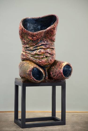 Original Abstract Body Sculpture by Ralph Paquin