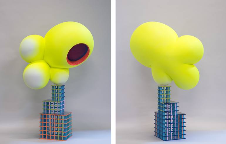 Original Conceptual Abstract Sculpture by Ralph Paquin