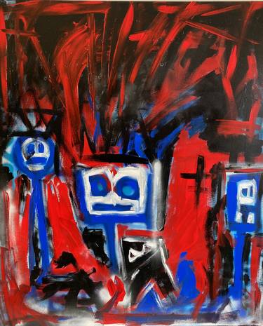 Original Modern Abstract Painting by Dominic Hiatt